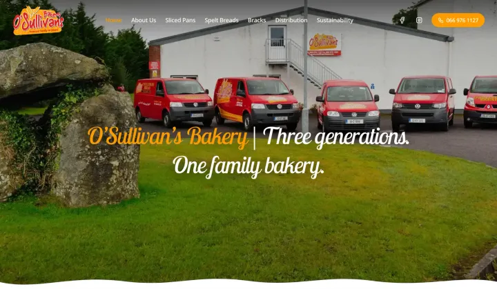 O’Sullivan’s Bakery website